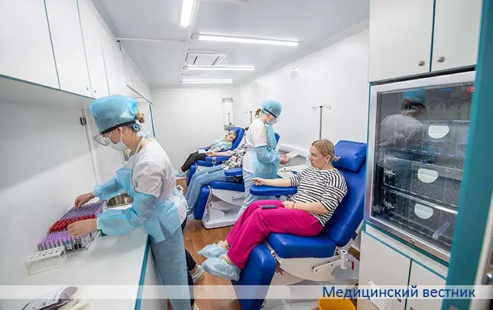 РНПЦ трансфузиологии и медицинских биотехнологий выехали на столичное предприятие «Интеграл»